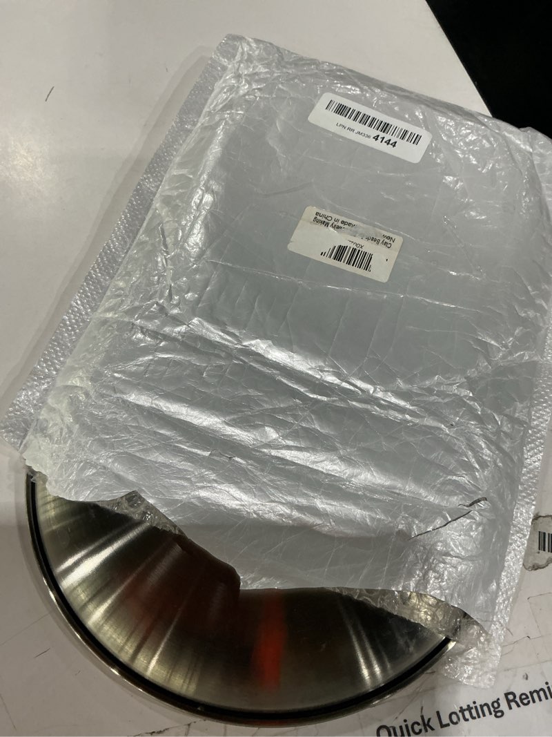Condition photo showing Good Condition for onader 18/8 stainless steel plate, 8 inch 304 metal dinner camping plates for kids children, reusable round serving dishes set of 2 2 8-inch