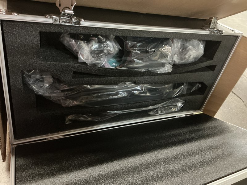 Condition photo showing New/Like New for ZLPOWER Photo Booth for Any Ipad iPad Stand Shell with Free Custom Logo Remote Control RGB Beauty Ring Lights Portable Photobooth Machine and Flight Case for Parties Wedding Events Rental For IPAD Black-Flight Case