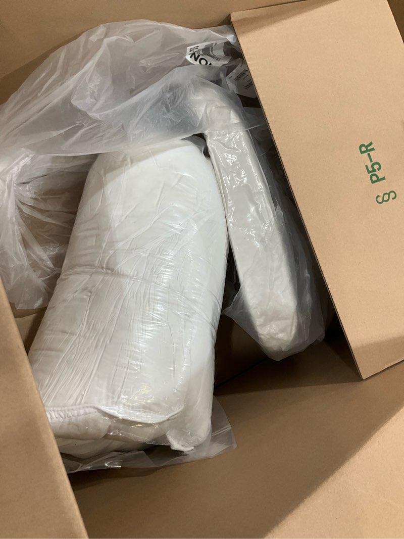 Condition photo showing Good Condition for Amazon Basics Down-Alternative Pillows for Stomach and Back Sleepers, Soft Density, 20 x 36 inches, 2-Pack, White King (Pack of 2) Soft Pillow