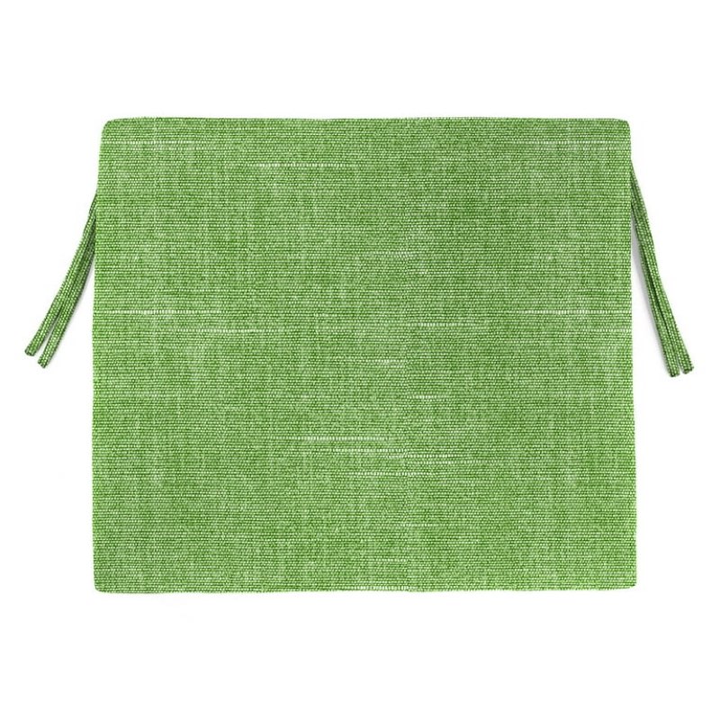 Jordan Manufacturing 17" x 19" Tory Palm Green Crosshatch Rectangular