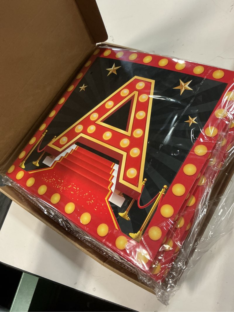 Condition photo showing Good Condition for 6 pcs casino theme party decorations large casino dice boxes 12 inch party favor boxes for table centerpieces night birthday decorations supplies