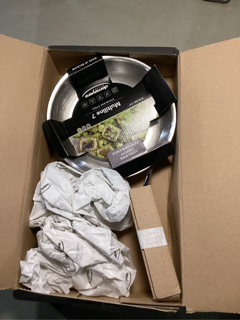 cuisinart chef's classic 7" stainless steel nonstick skillet engineered with purelyceramic™, 722c-18ns