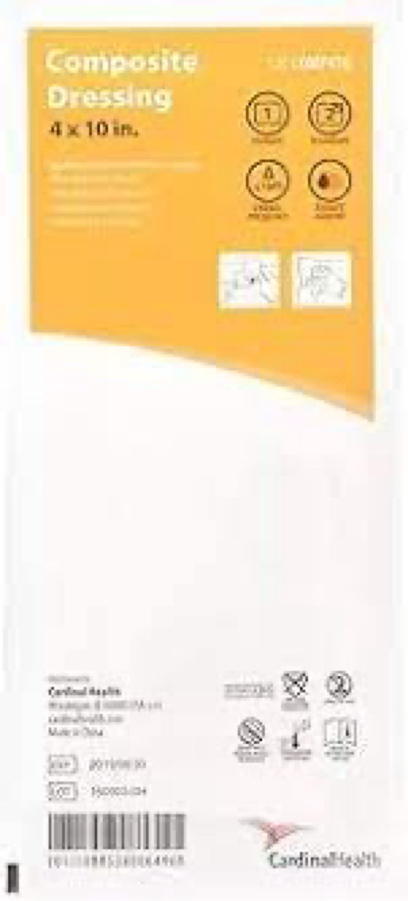 CardinalHealth  4x12 in Composite Dressing 10 each per box 20 boxes per case.COMP412 
