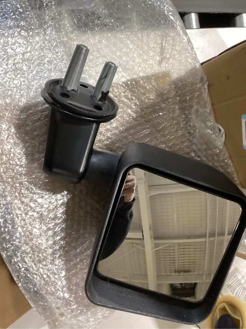 Condition photo showing Good Condition for door mirror left driver side and right passenger side replacement for jeep wrangler jk 2007-2017, replace ch1320271 ch1321271