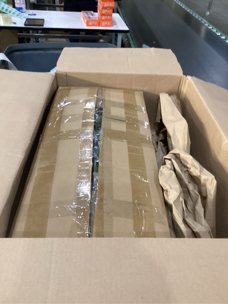 LAVEVE 4FT Outdoor Christmas Tree with Lights in Vintage Potted Base, Battery Operated Xmas Tree wit