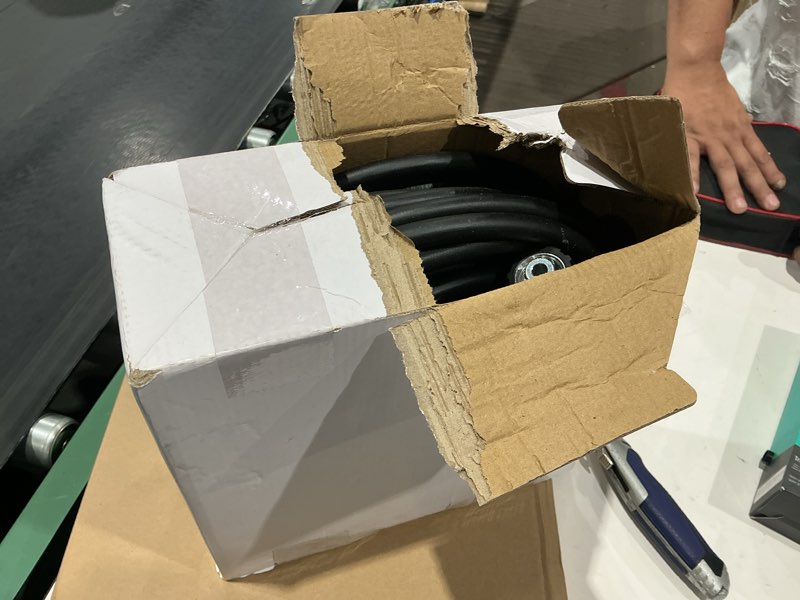 Condition photo showing Good Condition for 1/4" pressure washer hose 50ft,flexible 3600psi power washer hose?m22-14mm&15mm) with 3/8" quick connect kit?no kinking household high pressure washer hoses easy storage 50ft(with quick connect kit?