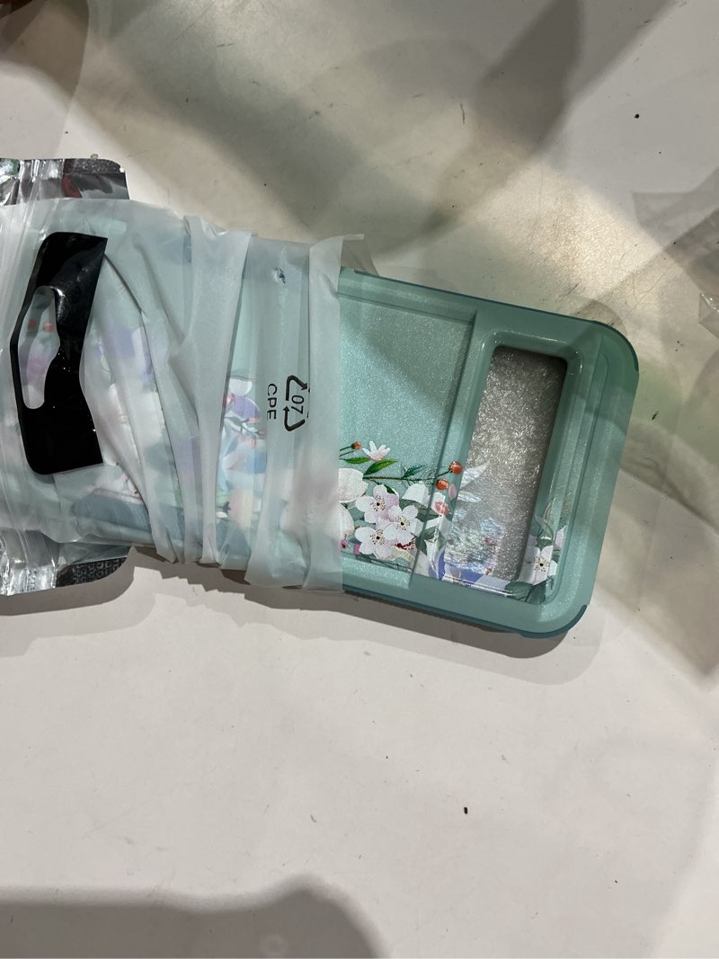 Condition photo showing Good Condition for for google pixel 8 5g case: cute flower floral design for girls women slim fit soft tpu bumper silicone cell phone cover (mint teal/magnolia)