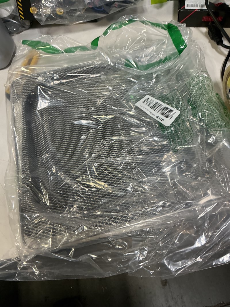 Condition photo showing New/Like New for Ericair Oven Air Fryer Basket and Tray Compatible with Ninja SP100, SP101, SP1001C, SP201 Foodi Air Fry Oven, Air Fryer Accessories for Ninja Foodi 8-in-1 Air Fry Oven Stainless Steel & Black