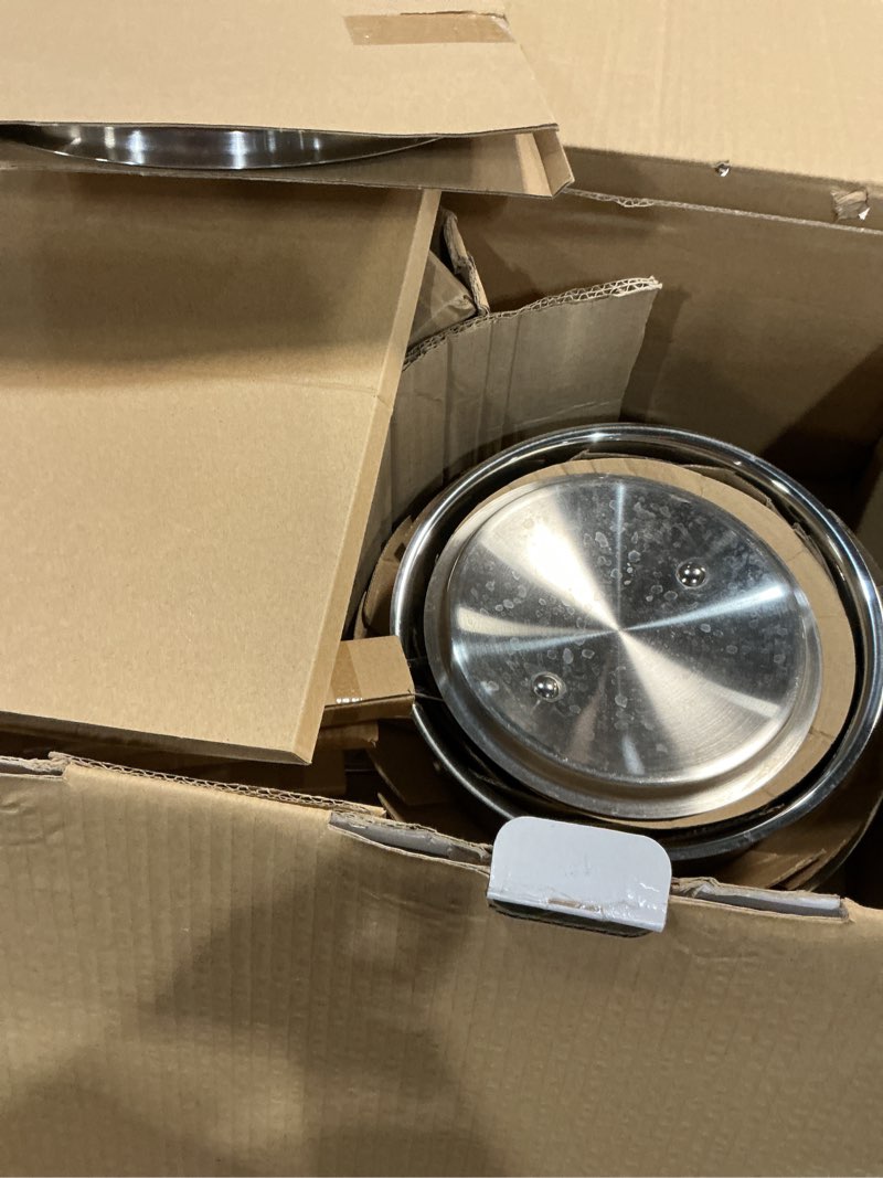 Condition photo showing Good Condition for cuisinart - chef's classic nonstick stainless 7-piece set - stainless steel