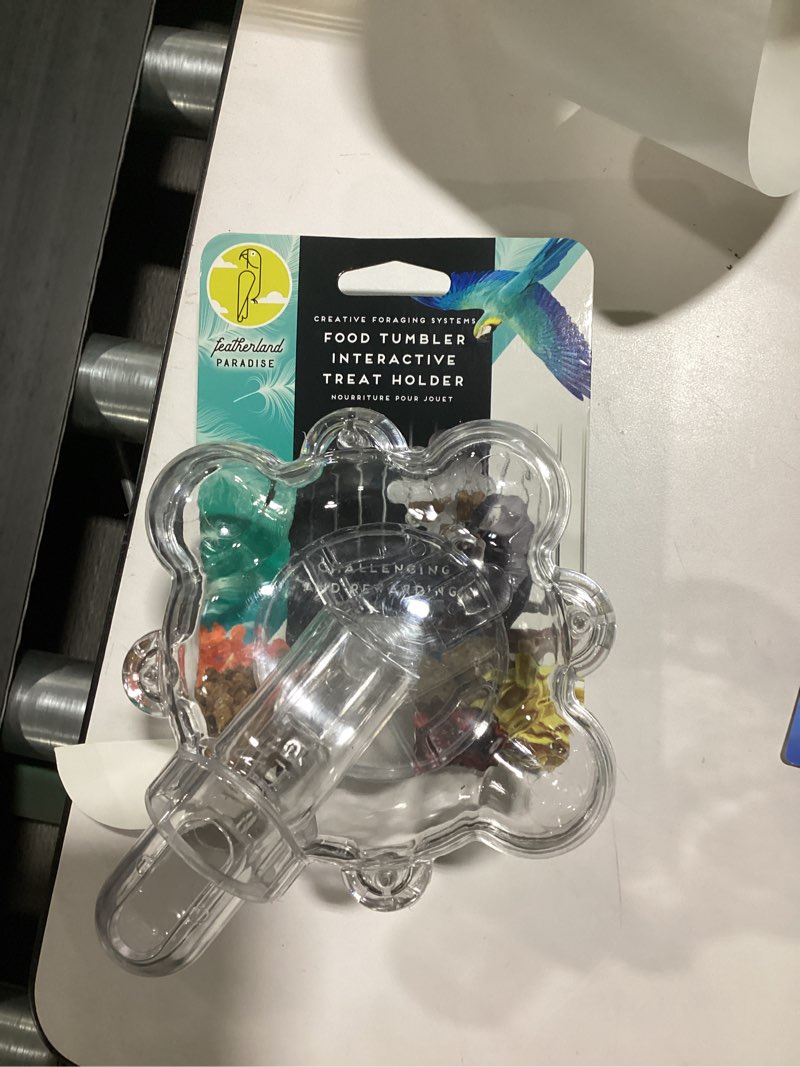 Creative foraging systems Food tumbler interactive treat holder