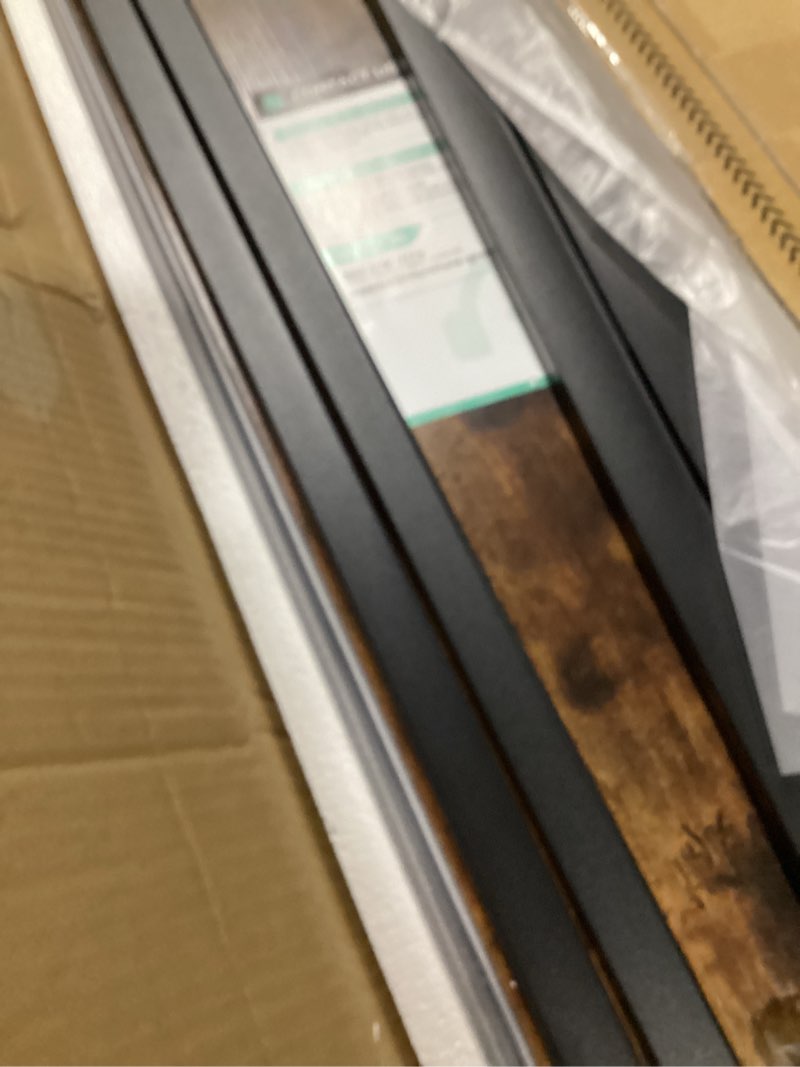 Condition photo showing Good Condition for odk 71 inch bar table, bar height pub table, counter height bar table, rectangular high top kitchen & dining counter tables with sturdy legs & easy-to-clean top, rustic brown 71 inch rustic brown