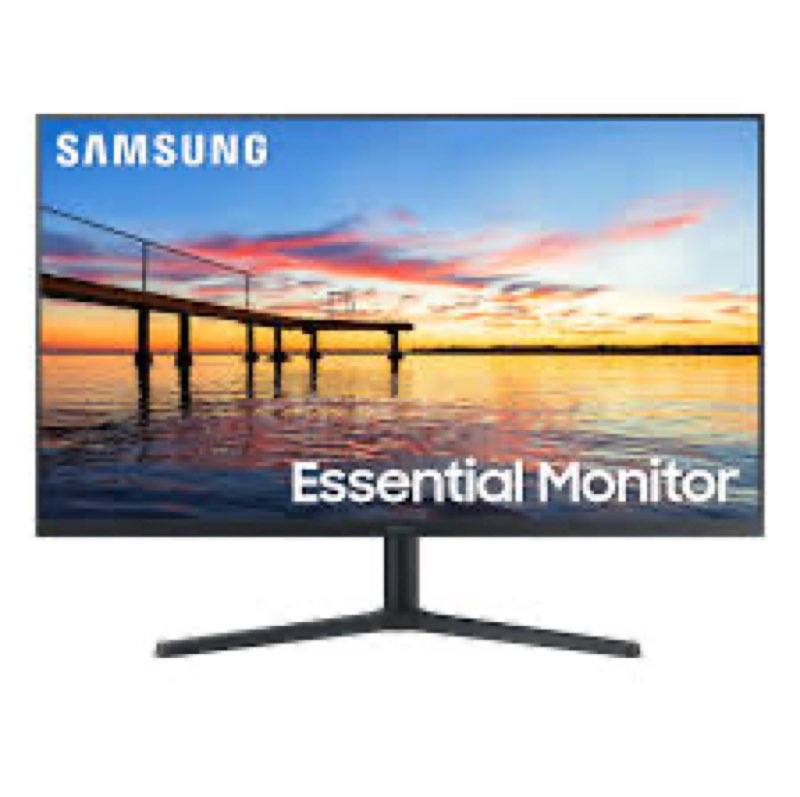 SAMSUNG 32-Inch Flat Computer Monitor, 75Hz, Borderless Display, AMD FreeSync, Game Mode, Advanced E