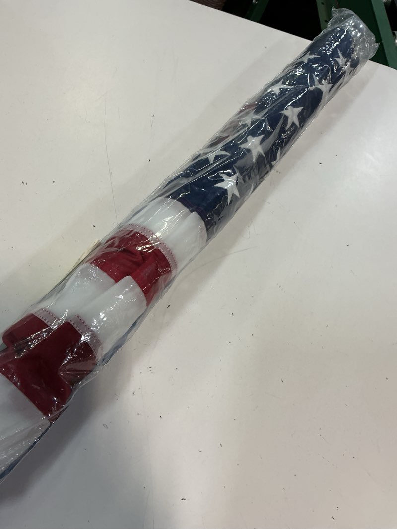 Condition photo showing Good Condition for valley forge 3x5ft. nylon us flag kit with 6ft. 1.25in. aluminum pole and aluminum bracket