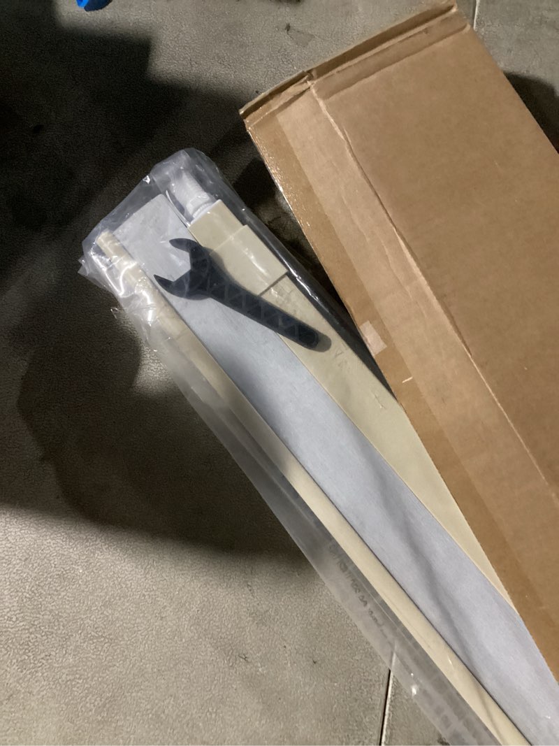 Condition photo showing New/Like New for lazblinds cordless cellular shades, no tools no drill blackout honeycomb shades pleated blinds for windows, 32'' w x 48'' h, soft cream blackout-soft cream 32'' w x 48'' h