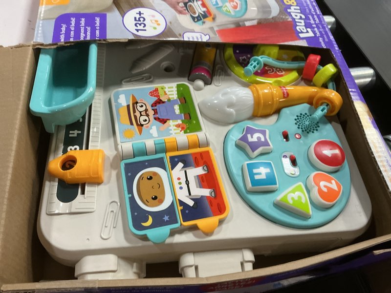 Condition photo showing As Is for fisher-price juguete para bebés mesa de actividades 4 en 1