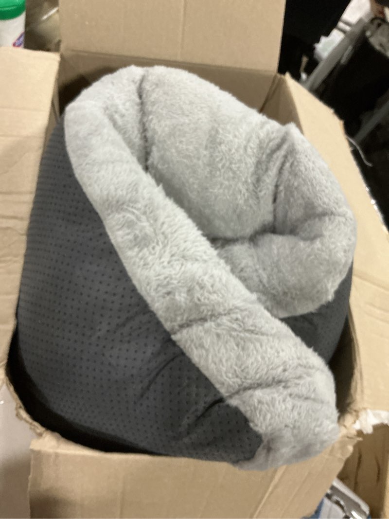 Condition photo showing As Is for bedsure washable xl dog bed for crate for extra large dogs, comfort fluffy plush pet pillow bed kenn