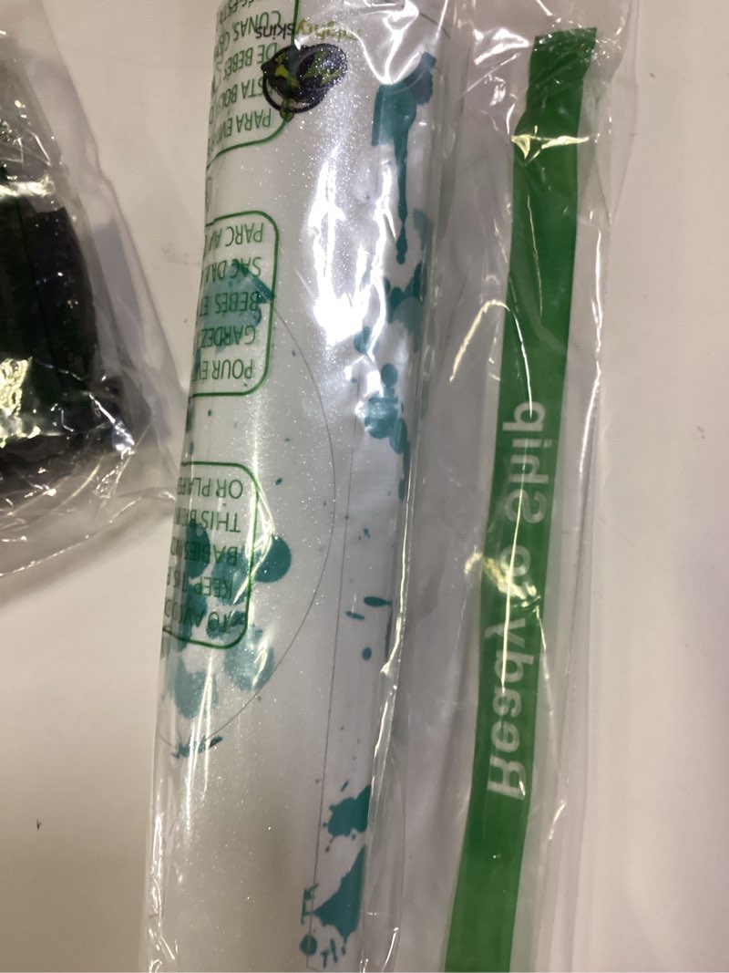 Condition photo showing New/Like New for MightySkins Glossy Glitter Skin for Self Balancing Mini Scooter Hover Board - Teal Splatter | Protective, Durable High-Gloss Glitter Finish | Easy to Apply, Remove, and Change Styles | Made in The USA