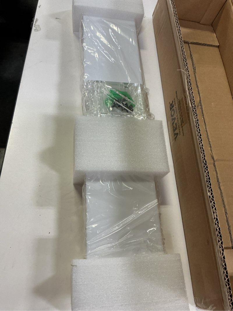 Condition photo showing New/Like New for VEVOR LED Lighted Liquor Bottle Display, 1 Tier 24 Inch Wall Mounted Whiskey Rack Stand, 1 Step Commercial Illuminated Home Bar Shelf, Acrylic Drinks Lighting Shelves with RF Remote & App Control 1 Step 24 Inches