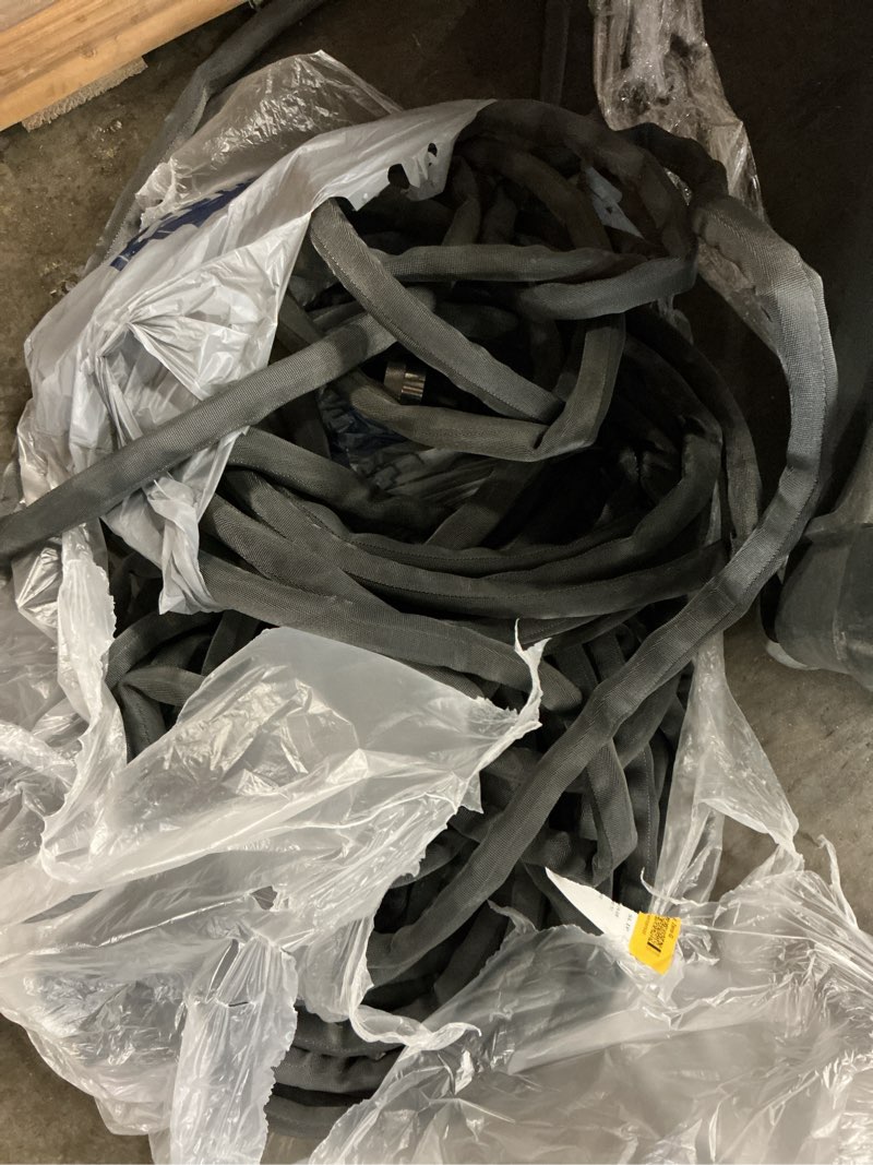 Condition photo showing As Is for zero-g 4001-100 garden hose, 5/8" x 100', gray