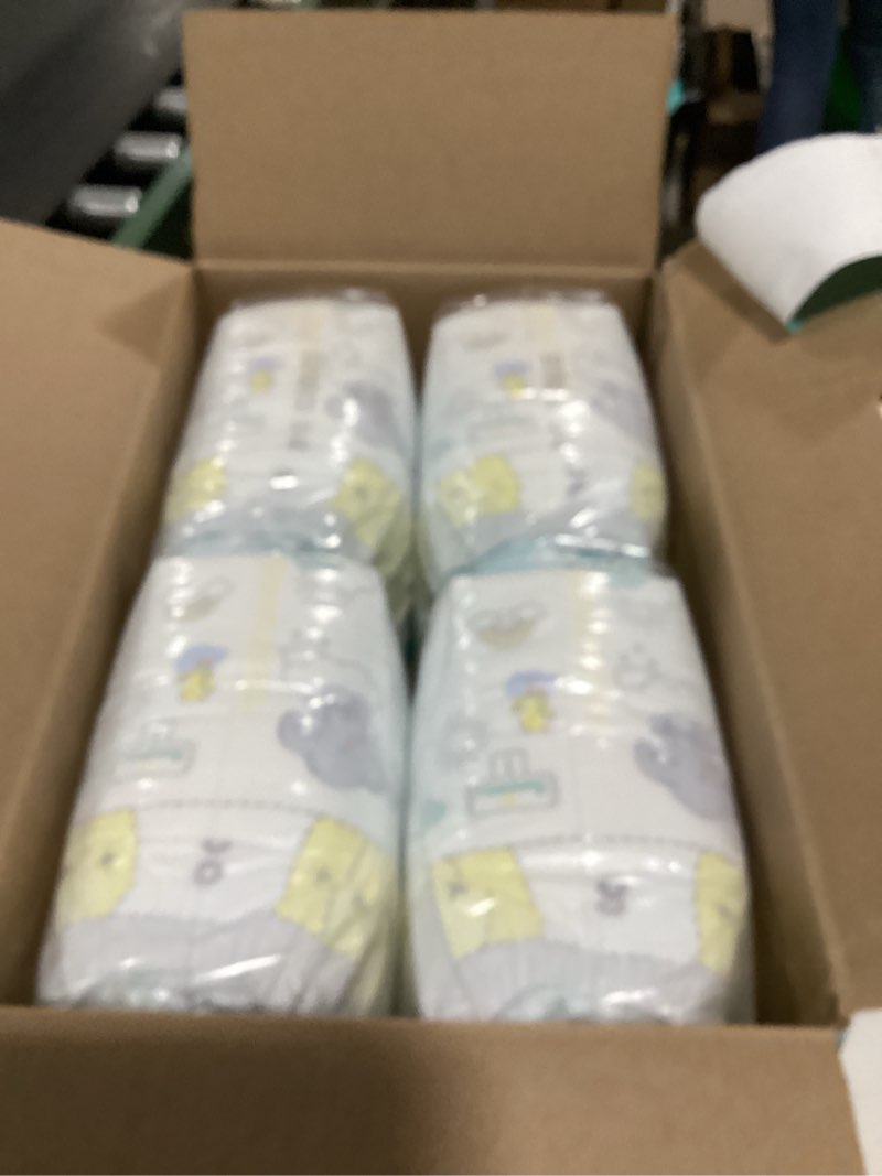 Condition photo showing New/Like New for pampers swaddlers diapers, size 1 (8-14 lbs), 96 count, absorbent, keeps baby dry and comfortable, skin safe disposable baby diaper (packaging may vary) size 1 96