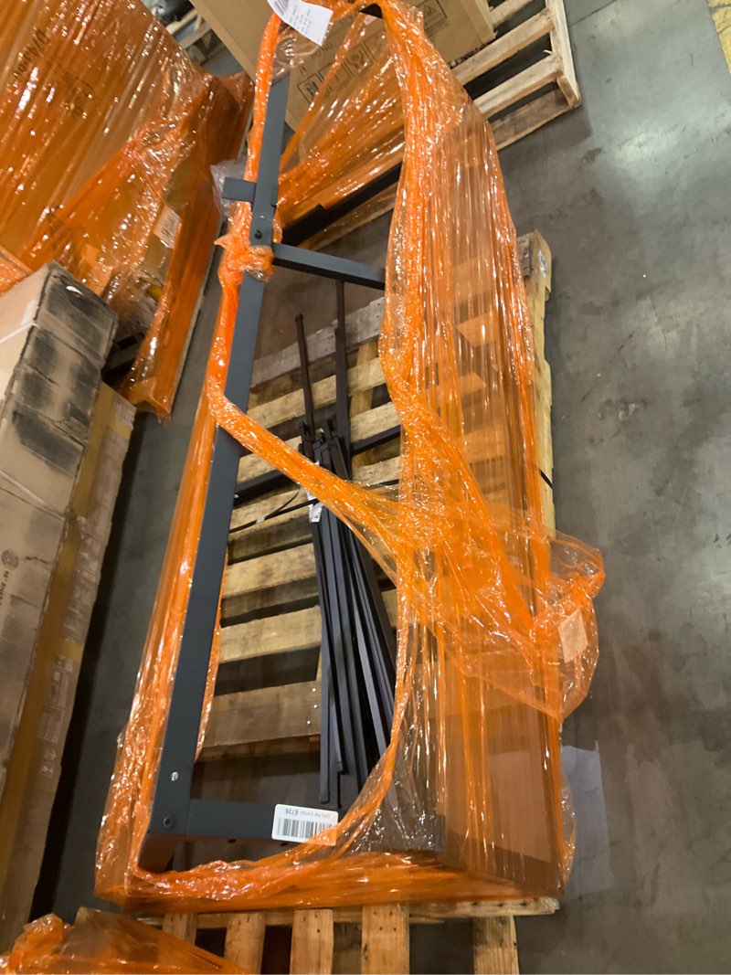 Condition photo showing As Is for 14 Inch King Size Bed Frame, 3500Lbs Heavy Duty Metal Platform with Round Corner Legs Mattress Slide Stopper, Steel Slat Support No Box Spring Needed, Noise Free, Non-Slip, Easy Assembly