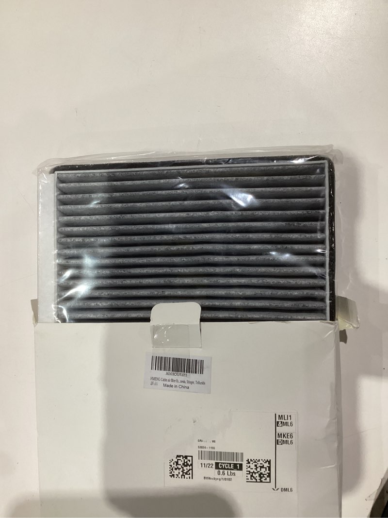 Condition photo showing New/Like New for Cabin air filter for Santa Fe, Equus, G70, G80, G90, Genesis, Stinger, Telluride