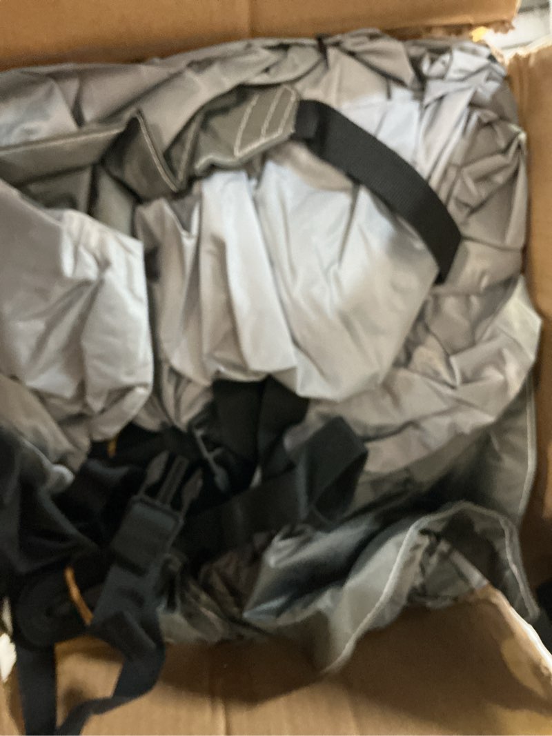 Condition photo showing Good Condition for waterproof windproof rv travel trailer cover, anti-rip anti-uv 600d oxford fabric camper cover - with tongue jack cover, tire covers, gutter covers, for 20" 1"-22'