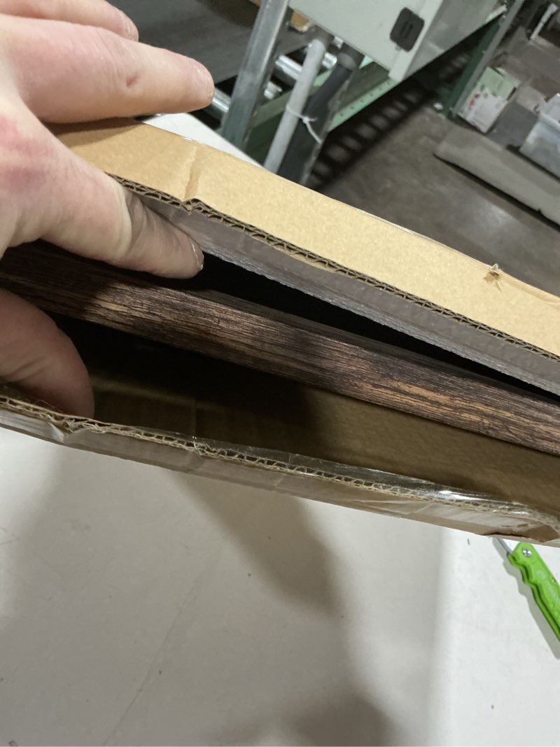 Condition photo showing As Is for 20x26 Picture Frame, Classic Brown 20 x 26 Poster Frame for Horizontal or Vertical Wall Mounting, 1 Pack Brown 20x26