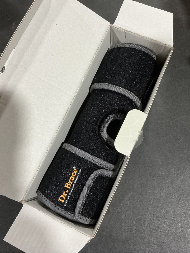 Condition photo showing New/Like New for DR. BRACE ELITE Knee Brace with Side Stabilizers & Patella Gel Pads for Maximum Knee Pain Support and fast recovery for men and women-Please Check How To Size Video (Mercury, Medium) Medium Mercury