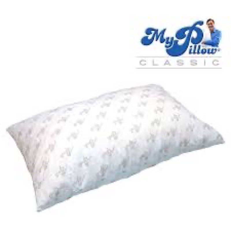 MyPillow Classic Series Foam Queen Size Bed Deep Sleep Pillow, White Medium Fill