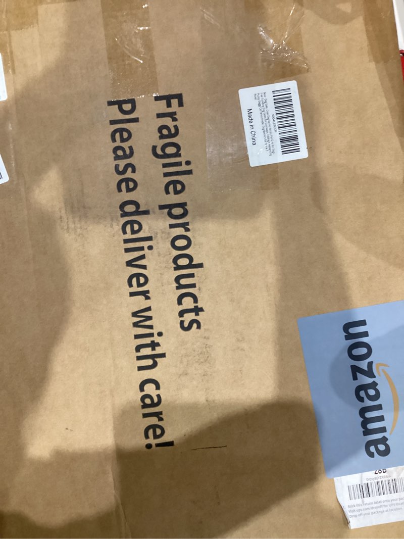 Dog Gate, Clear Acrylic Pet Gate for Dogs, Free Standing Pet Gates for Doorways, Folding Freestandin