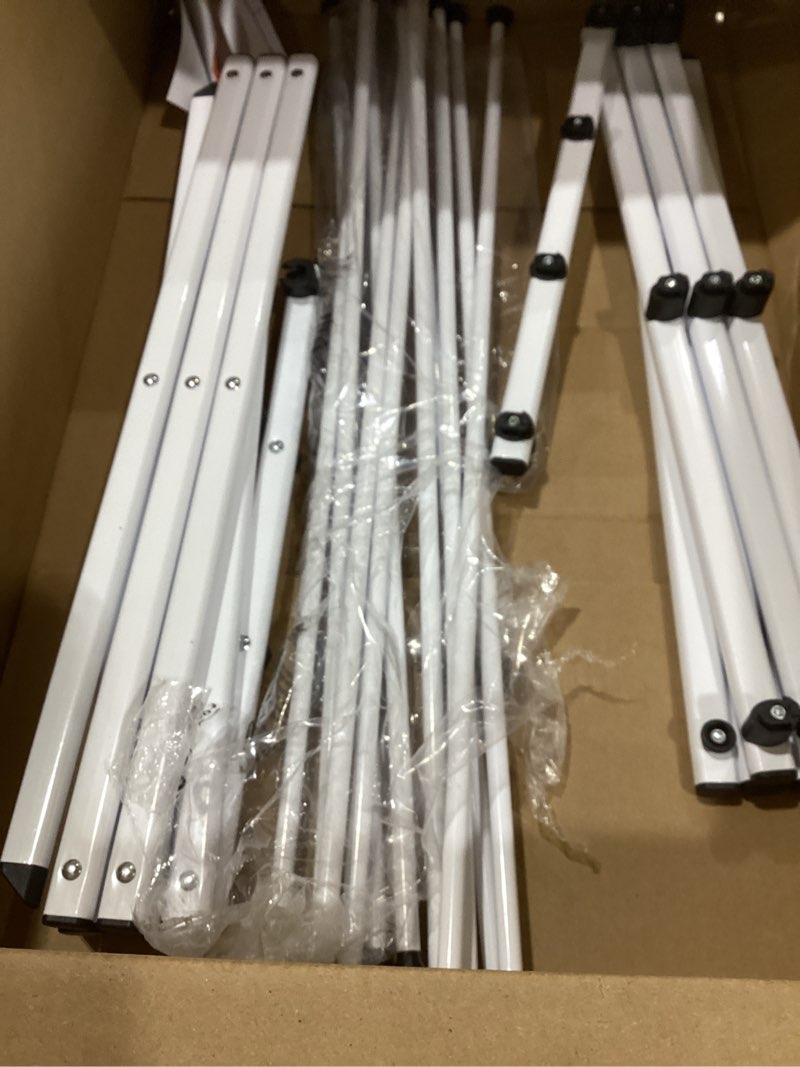 Condition photo showing Good Condition for Whitmor Folding Drying Rack, White 30"l X 5"w X 42"h, White