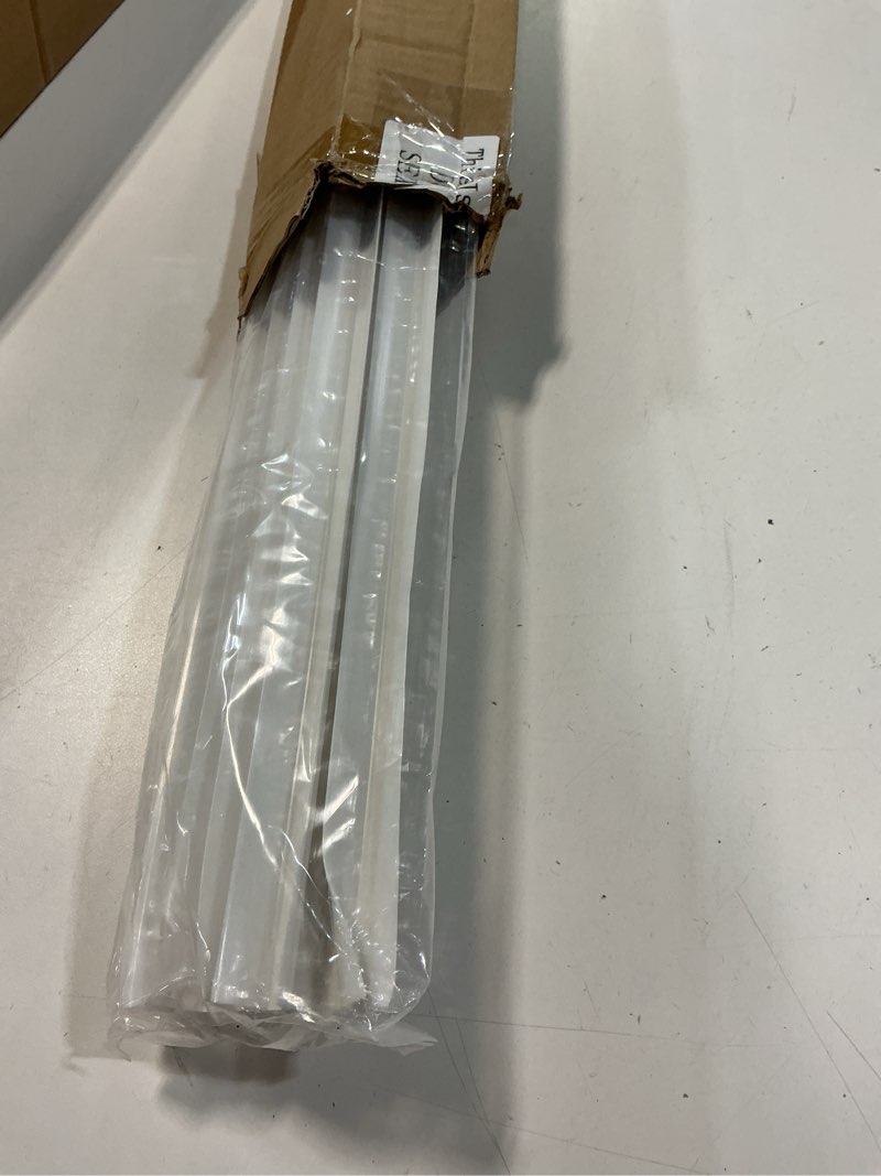 Condition photo showing Good Condition for Replacement Door Bottom with Vinyl Fins 36" Long 1 3/4" Wide Threshold Seal Bottom of Door Weatherstrip Kerf Weather Stripping for 7/8" Between Barbs(2 Pcs,White) 2 White