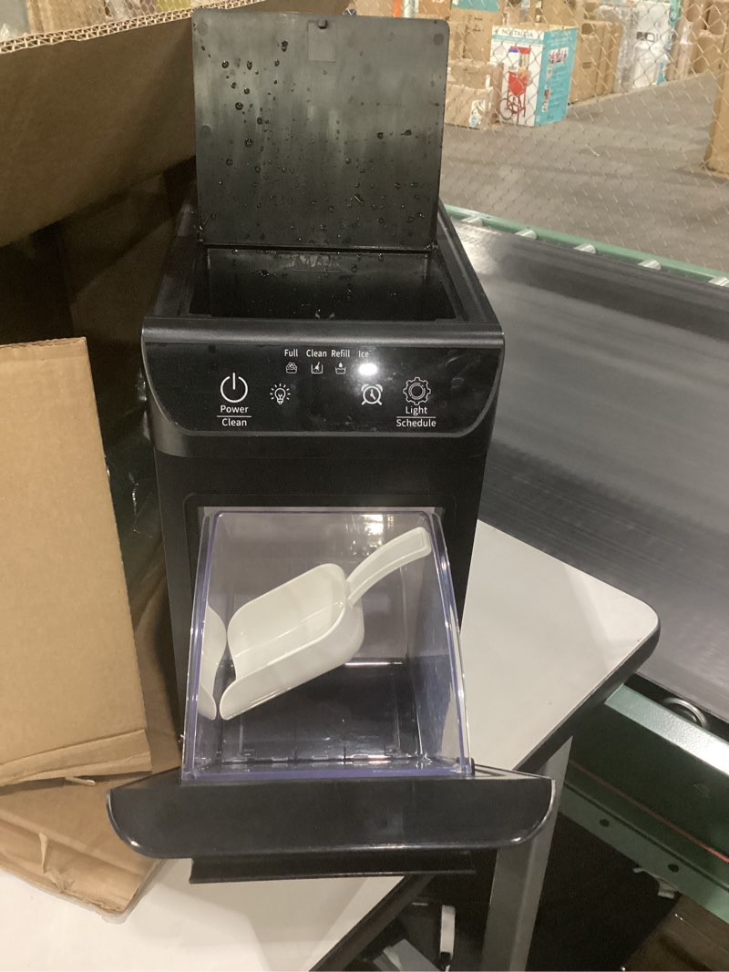 Condition photo showing Good Condition for USED SIMILAR TO Nugget Ice Maker Countertop, Smart Pebble Ice maker with LCD Panel, 4min Making, 26lbs/24H Crushed Chewable Ice, Pellet ice maker with Timer Status Alert, Self-Cleaning, Chewy Ice for Home Party