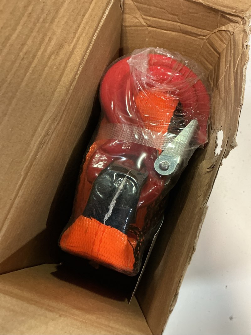 Condition photo showing New/Like New for [premium] boat trailer winch strap with supper steel hook, 15000 lbs break strength, two layers winch strap, winch pulley strap for boat trailer replacement, towing vehicles & boat accessories 2"x20'