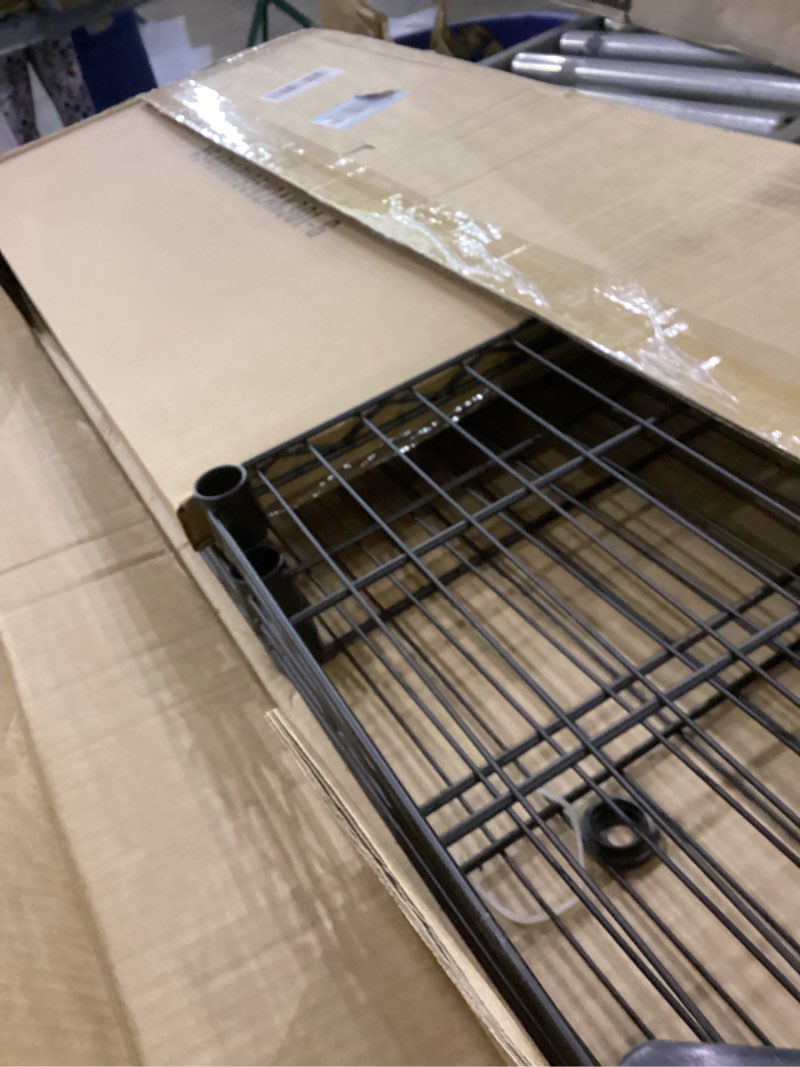 Condition photo showing As Is for IZEUK 2 Combination Heavy Duty Garment Rack Wire Clothes Rack for Hanging Clothes, Metal Freestandin