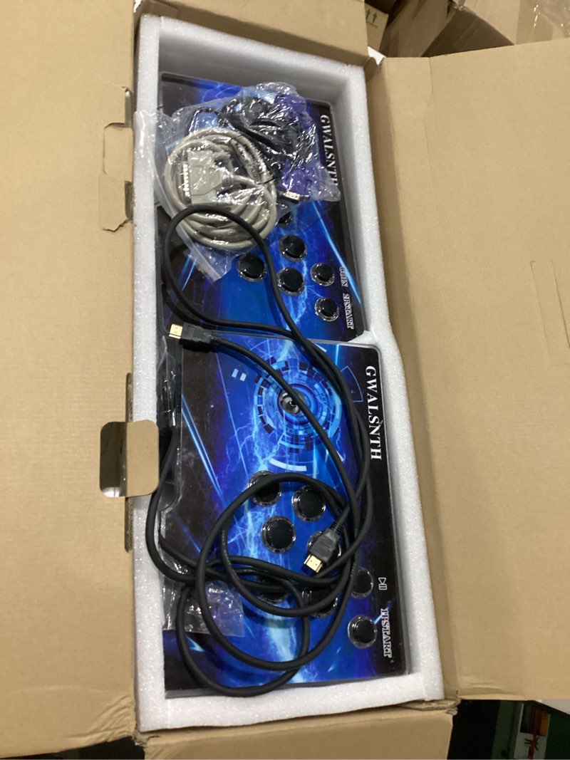 Condition photo showing New/Like New for GWALSNTH 32000 in 1 Pandora Box 60S Arcade Game Console,1280X720 Display,Search/Save/Hide/Pause Games,Two Separate joysticks,1-4 Players … 32000 Games Separate