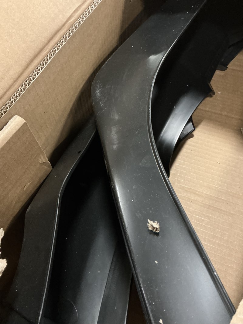 KUAFU Front Bumper Lip Splitter Compatible with 2011-2013 Toyota Corolla Chin Spoiler Black 3PCs