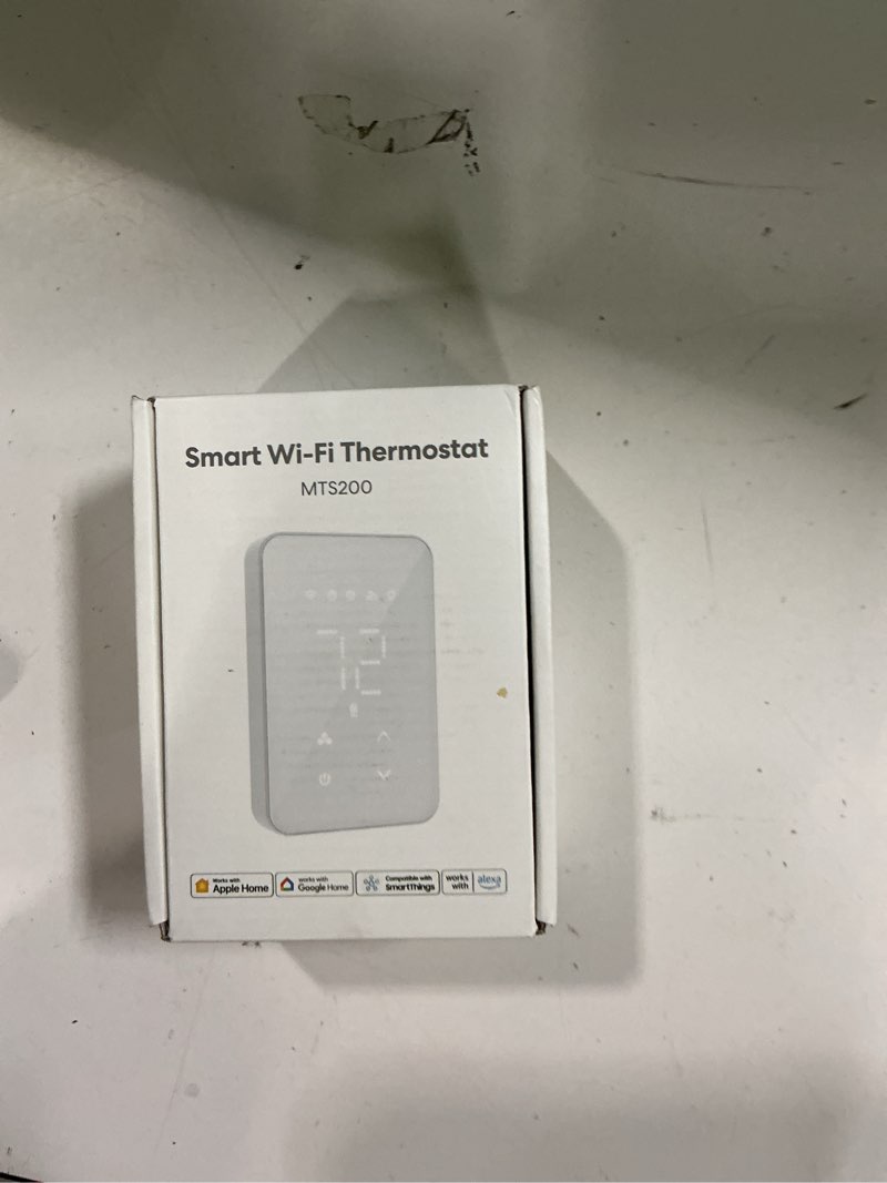 Condition photo showing New/Like New for meross smart thermostat for electric baseboard and in-wall heaters work with homekit, alexa and google home, 120v-240v wi-fi programmable thermostat with easy install, energy saving, 4 wires needed homekit smart thermostat