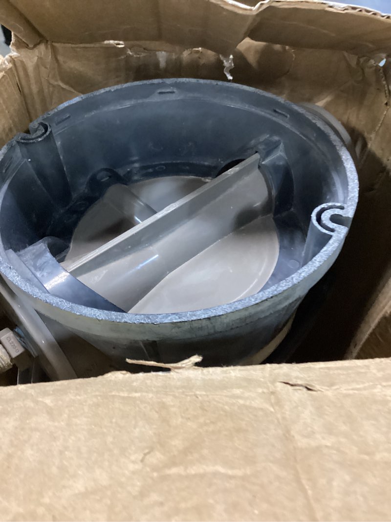 Condition photo showing As Is for cl220 pool chlorinator for swimming pool ponds garden,replacement for hayward chlorine feeder,offline automatic pool,inline automatic pool,9 lbs capacity,includes installation manual and accessories