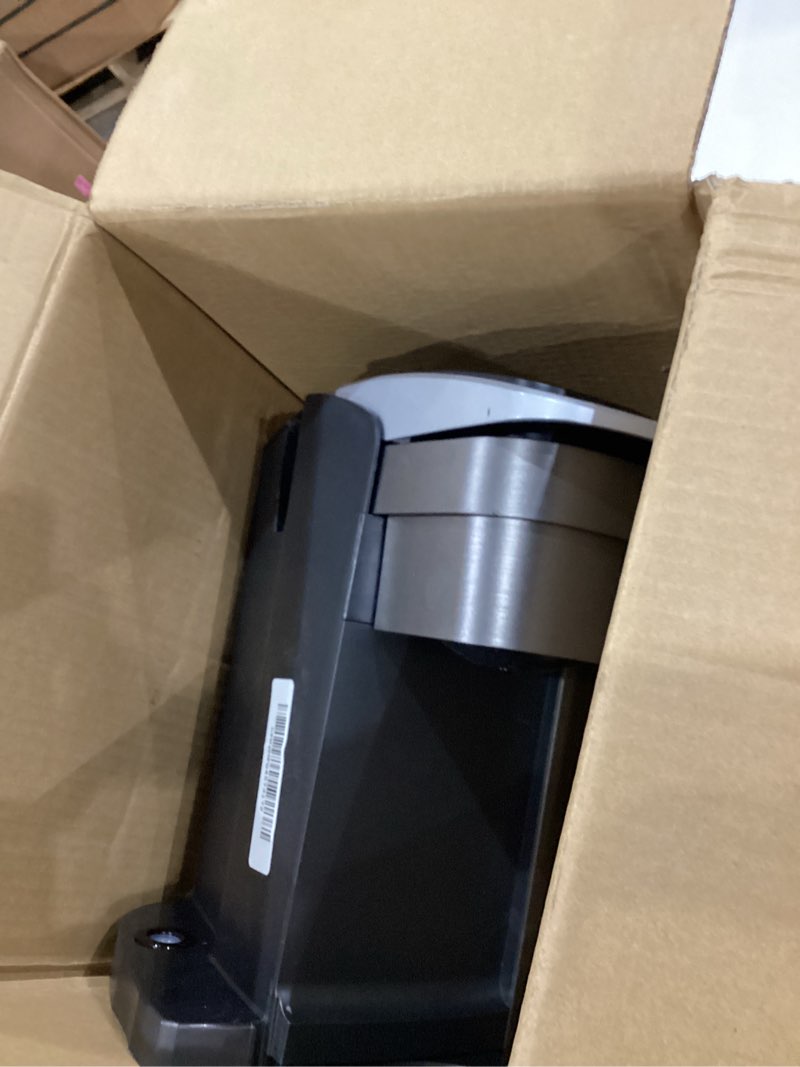 Condition photo showing As Is for keurig k-elite single serve k-cup pod coffee maker, with strength and temperature control, iced coffee capability, 8 to 12oz brew size, programmable, brushed slate