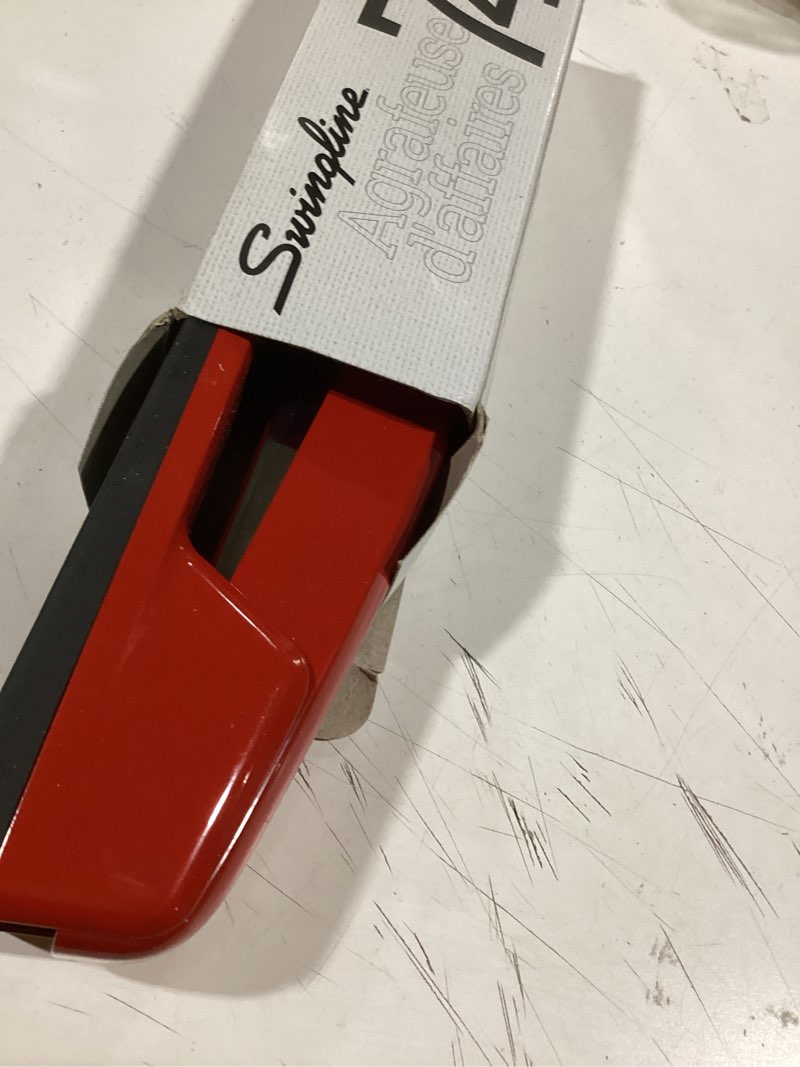 Condition photo showing Good Condition for swingline stapler, 30 sheet capacity, 747 business stapler, jam free, metal, rio red (74736) rio red pack of 1