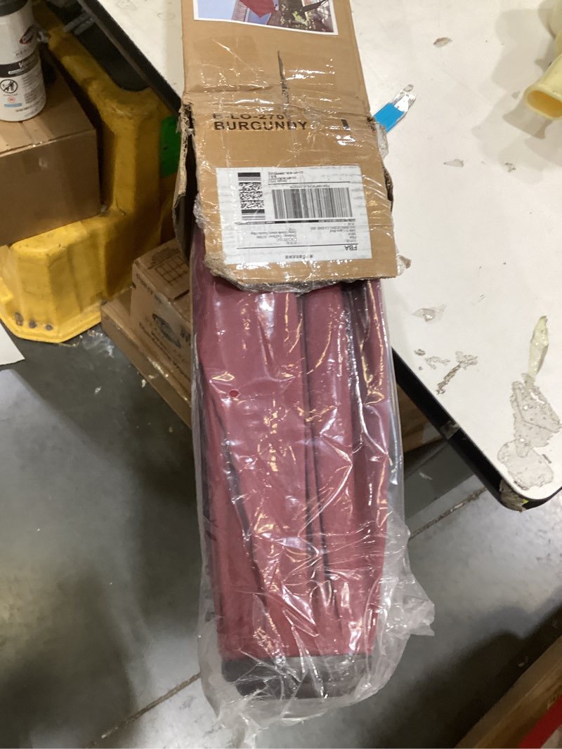 Condition photo showing Good Condition for blissun 9' outdoor patio umbrella, outdoor table umbrella, yard umbrella, market umbrella with 8 sturdy ribs, push button tilt and crank burgundy