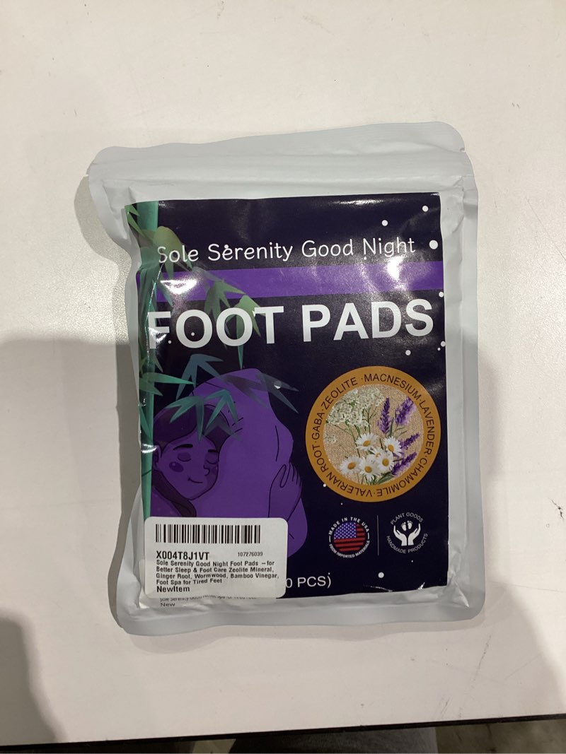 Condition photo showing New/Like New for Foot Pads -for Better Sleep & Foot Care Zeolite Mineral, Ginger Root, Wormwood, Bamboo Vinegar, Foot Spa for Tired Feet