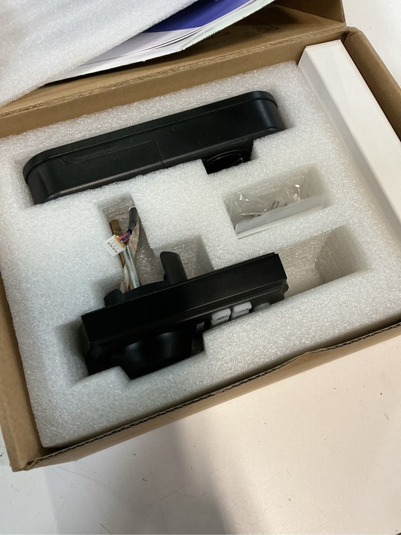 Condition photo showing Good Condition for y58 built-in wifi fingerprint door lock, keyless entry door lock for front, smart home & apartment, app control, 15-min easy install, grade 3 anti security, matte black