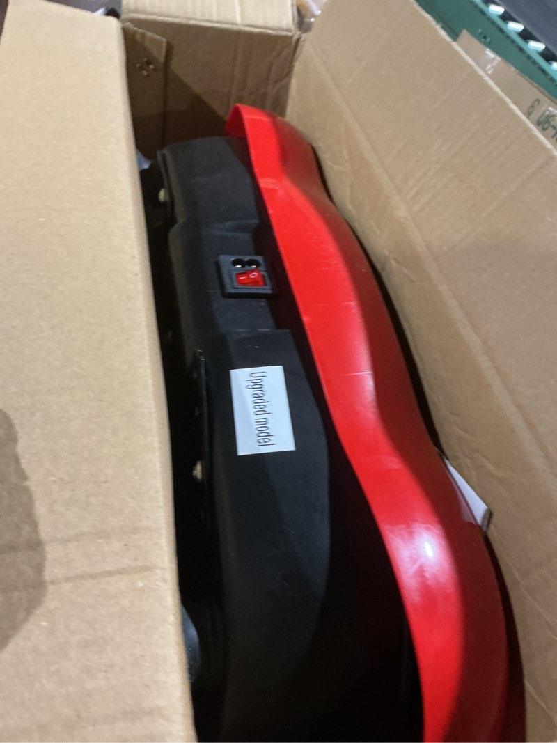 Condition photo showing Good Condition for Vibration Plate Exercise Machine, Health & Fitness Full Body Vibration Platform, Portable Vibration Plate Platform for Weight Loss Home Fitness, Lymphatic Drainage, w/Resistance Bands+Remote Red