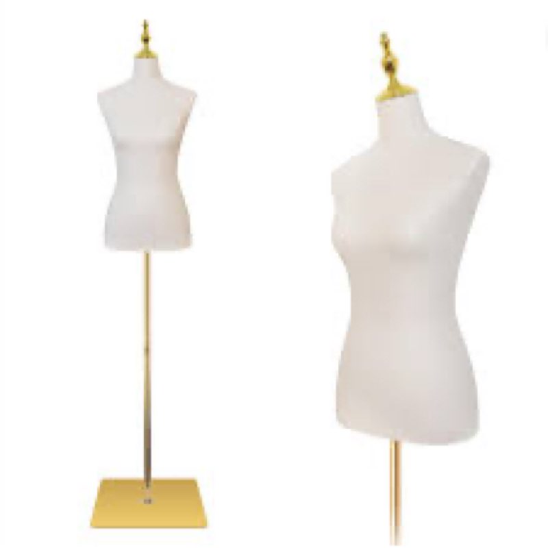 easehome dress form mannequin, height adjustable 54”-76” leather female manikin torso,model display 