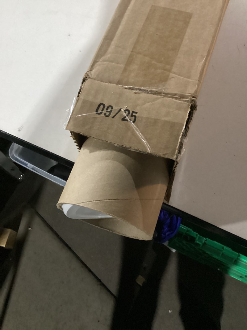 Condition photo showing New/Like New for 4" x 48" Reinforced Kraft Paper Mailing Tube, Pack of 1 Tube with 2 Caps – Secure USPS Approved Poster Tube – Made in USA Cardboard Tube for Shipping and Storing Posters, Prints, Artwork, or Documents Standard Duty Pack of 1 4" x 48"
