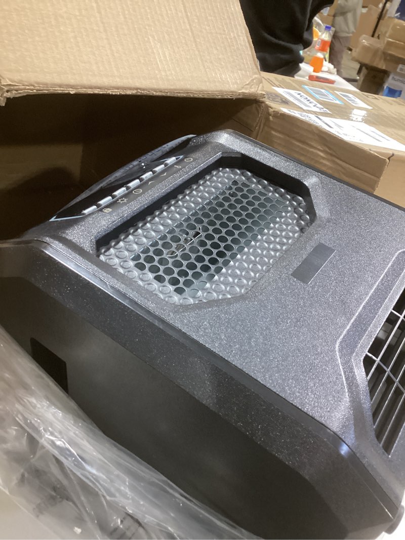 Condition photo showing Good Condition for Quartz Space Heater for Indoor Use RealSmart 1500W Electric Heater Remote Control Infrared Heater Office Large Room 3 Heating Modes LED Display Overheat Tip Over Protection