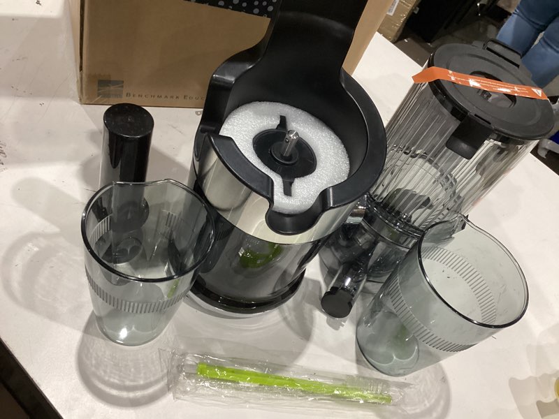 Condition photo showing Good Condition for cold press juicer for whole fruits, aeitto juicer machines with large feed chute, self feeding juice extractor machine, easy to assemble, easy to clean & use, high juice yield